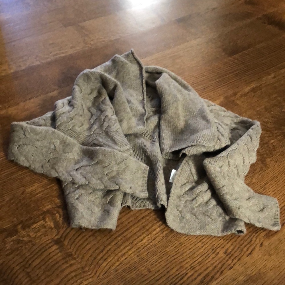 Vince crop shawl sweater